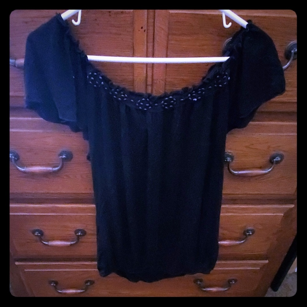 Cute black blouse